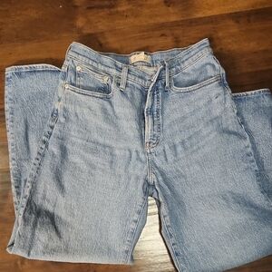 Madewell Women's Blue Flare & Wide Leg Jeans